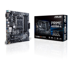 ASUS MB Sc AM4 PRIME A320M-A, AMD A320, 4xDDR4, 1xHDMI, 1xDVI, 1xVGA, mATX