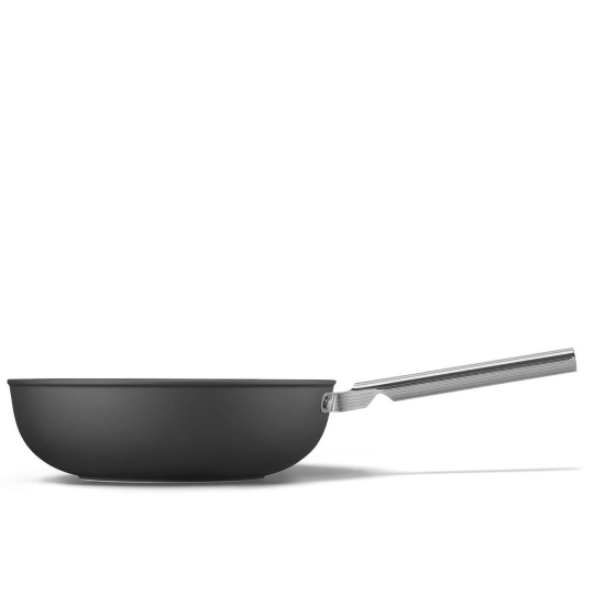 Smeg CKFW3001BLM wok pánev, nepřilnavý povrch, 50's Style, 30 cm, černá