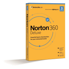 NORTON 360 DELUXE 25GB +VPN 1 uživatel pro 3 zařízení na 1 rok ESD
