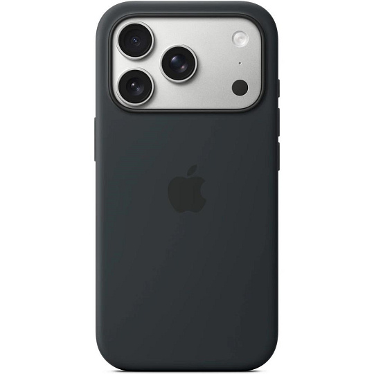 Apple iPhone 17 Pro Silicone Case with MagSafe – Black Apple iPhone 17 Pro Silicone Case with MagSafe – Black