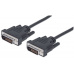 MANHATTAN kabel DVI-D Dual Link Male to DVI-D Dual Link Male, Black, 3 m