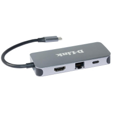 D-Link DUB-2335 USB-C Hub with HDMI, Gigabit Ethernet and 3x USB3.0, mini docking station-poškozený obal D-Link DUB-2335 USB-C Hub with HDMI, Gigabit Ethernet and 3x USB3.0, mini docking station-poškozený obal