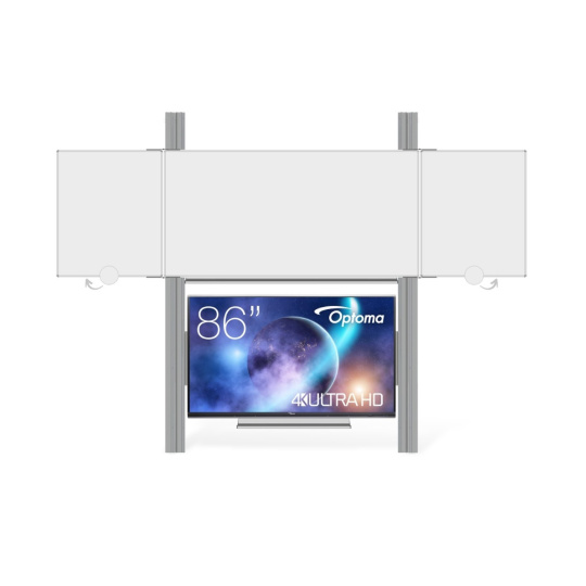 OPTOMA EKOTAB Pylon 320 s přední tabulí TRIPTYCH K 240x120 BBBBB pro LCD 86" Optoma 5862RK