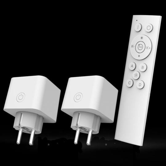 TRUST Smart WiFi zásuvka - SET - STARTER PACK - 2x zásuvka a ovladač TRUST Smart WiFi zásuvka - SET - STARTER PACK - 2x zásuvka a ovladač