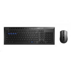 RAPOO set klávesnice a myš 8200M Wireless Multi-Mode Optical Mouse and Keyboard Set Black CZ/SK RAPOO set klávesnice a myš 8200M Wireless Multi-Mode Optical Mouse and Keyboard Set Black CZ/SK