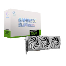MSI VGA NVIDIA GeForce RTX 4080 GAMING X SLIM WHITE 16G, RTX 4080, 16GB GDDR6X, 2xDP, 2xHDMI MSI VGA NVIDIA GeForce RTX 4080 GAMING X SLIM WHITE 16G, RTX 4080, 16GB GDDR6X, 2xDP, 2xHDMI
