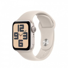 APPLE Watch SE GPS 40mm Starlight Aluminium Case with Starlight Sport Band - S/M APPLE Watch SE GPS 40mm Starlight Aluminium Case with Starlight Sport Band - S/M