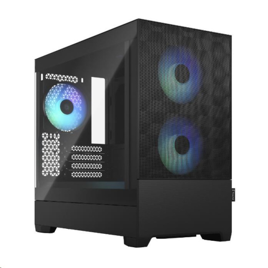 FRACTAL DESIGN skříň Pop Mini Air RGB Black TG Clear Tint, 2x USB 3.0, bez zdroje, mATX