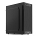 SilentiumPC skříň MidT Armis AR1 Pure Black / čtečka SD / 2x USB 3.0 / 1x 80mm fan / černá