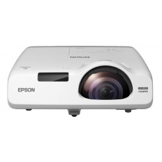 EPSON projektor EB-535W, 1280x800, 3400ANSI, HDMI, VGA,LAN.SHORT,10.000h ECO životnost lampy, REPRO 16W, 5 LET ZÁRUKA