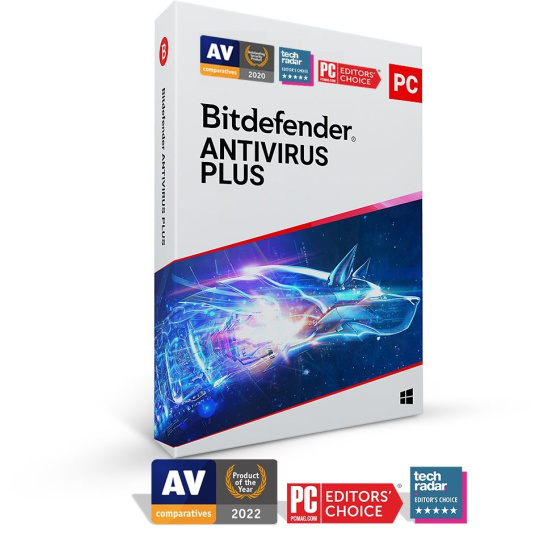 Bitdefender Antivirus Plus - 5PC na 3 roky - elektronická licence do emailu