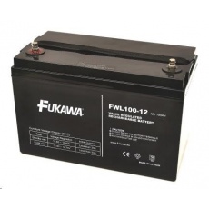 Baterie - FUKAWA FWL 100-12 (12V/100Ah - M8), životnost 10let