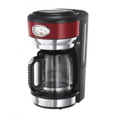 RUSSELL HOBBS 21700 Kávovar - RETRO glass red RUSSELL HOBBS 21700 Kávovar - RETRO glass red