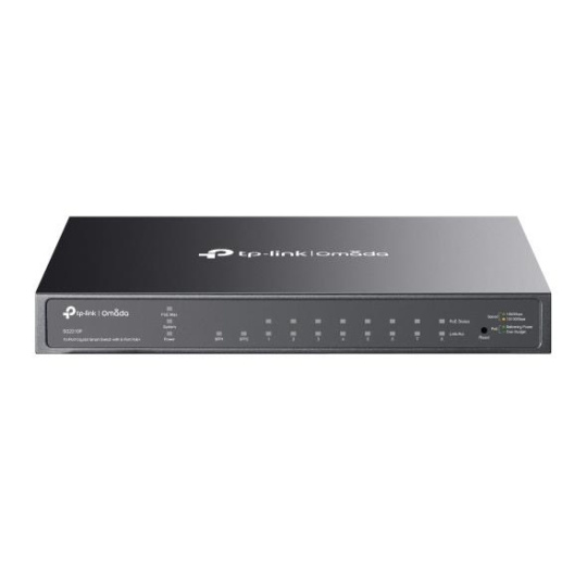 TP-Link OMADA switch SG2210P (8xGbE, 2xSFP, 8x PoE+, 61W, fanless) TP-Link OMADA switch SG2210P (8xGbE, 2xSFP, 8x PoE+, 61W, fanless)