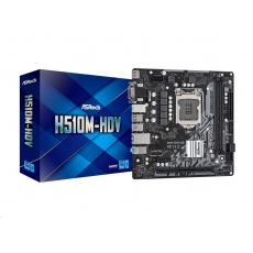 ASRock MB Sc LGA1200 H510M-HDV, Intel H510, 2xDDR4, 1xHDMI, 1xDVI, 1xVGA, mATX ASRock MB Sc LGA1200 H510M-HDV, Intel H510, 2xDDR4, 1xHDMI, 1xDVI, 1xVGA, mATX