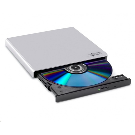 HITACHI LG - externí mechanika DVD-W/CD-RW/DVD±R/±RW/RAM GP57ES40, Slim, Silver, box+SW