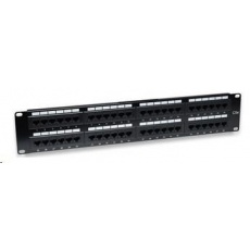 Intellinet Patch panel 48 port Cat5e, UTP, 2U , černý