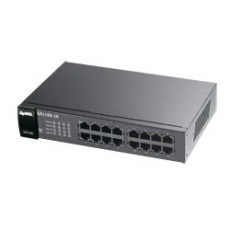 Zyxel GS1100-16 v3 16-port Gigabit Ethernet Switch, fanless Zyxel GS1100-16 v3 16-port Gigabit Ethernet Switch, fanless
