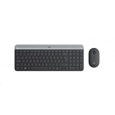 Logitech Wireless Desktop MK470, CZ/SK, Black