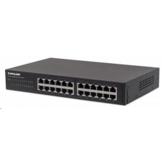 Intellinet 24-port Gigabit Ethernet Switch, 24x GbE, fanless