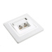 Solarix Zásuvka CAT5E UTP 2 x RJ45 pod omítku bílá SX9-2-5E-UTP-WH