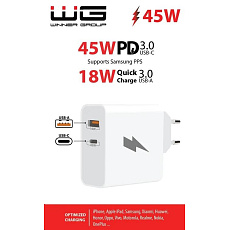 WG - Bezdrátová nabíječka do auta WG 32, 15W, s elektrickou přísavkou, černá