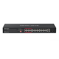 MERCUSYS switch MS126CP (24x100Mb/s,24xPoE+,2xGbE/SFPcombo,295W) MERCUSYS switch MS126CP (24x100Mb/s,24xPoE+,2xGbE/SFPcombo,295W)