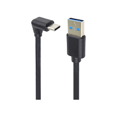 PremiumCord Kabel USB typ C/M zahnutý konektor 90° - USB 3.0 A/M, 3m PremiumCord Kabel USB typ C/M zahnutý konektor 90° - USB 3.0 A/M, 3m