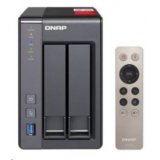 QNAP TS-251+-2G NAS pro 2 disky (4C/Celeron J1900/2,0-2,42GHz/2GBRAM/2xSATA/2xGbE/2xUSB2.0/2xUSB3.0/1xHDMI) QNAP TS-251+-2G NAS pro 2 disky (4C/Celeron J1900/2,0-2,42GHz/2GBRAM/2xSATA/2xGbE/2xUSB2.0/2xUSB3.0/1xHDMI)