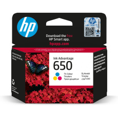 HP 650 Tri-color Ink Cart, 5 ml, CZ102AE (200 pages) HP 650 Tri-color Ink Cart, 5 ml, CZ102AE (200 pages)