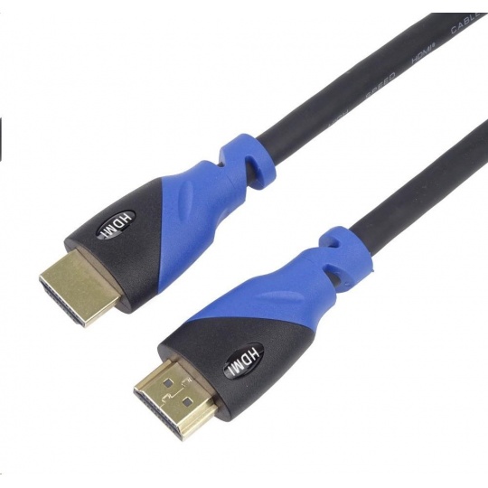 PREMIUMCORD Kabel HDMI - Ultra HDTV, 0.5m (Color, zlacené konektory)