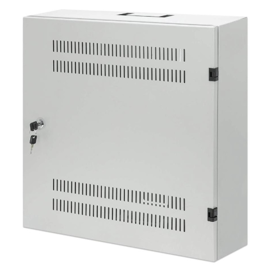 Intellinet Low-Profile 19" Cabinet, 4U Horizontal and 2U Vertical Rails, nástěnný rozvaděč, šedý