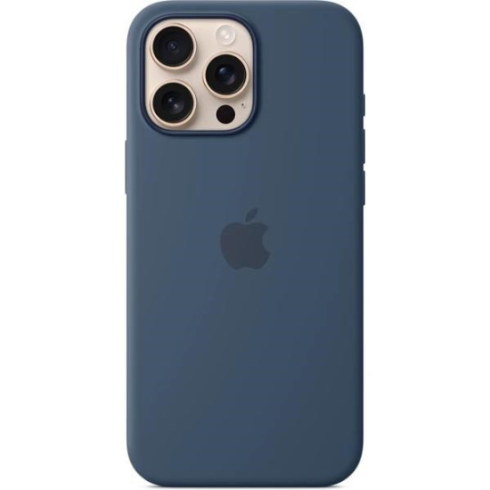 APPLE iPhone 16 Pro Max Silicone Case with MagSafe - Denim APPLE iPhone 16 Pro Max Silicone Case with MagSafe - Denim