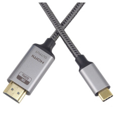 PremiumCord kabel USB-C na HDMI 2m rozlišení obrazu 8K@60Hz,4K@144Hz Aluminium PremiumCord kabel USB-C na HDMI 2m rozlišení obrazu 8K@60Hz,4K@144Hz Aluminium
