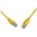 Solarix Patch kabel CAT5E SFTP PVC 1m žlutý snag-proof C5E-315YE-1MB
