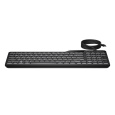 HP 400 Backlit Wired Keyboard - drátová podsvícená klávesnice CZ/SK