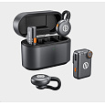 BAZAR - Hollyland LARK M2S Mini Combo  Wireless Lavalier Microphone Mini Combo (Space Gray) - Poškozený obal (Komplet)