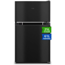 CHiQ kombi, mrazák nahoře, 86l (L 61l, M 25l), LowFrost, tm. metal. + 12 let záruka na kompresor (bez registrace) CHiQ kombi, mrazák nahoře, 86l (L 61l, M 25l), LowFrost, tm. metal. + 12 let záruka na kompresor (bez registrace)