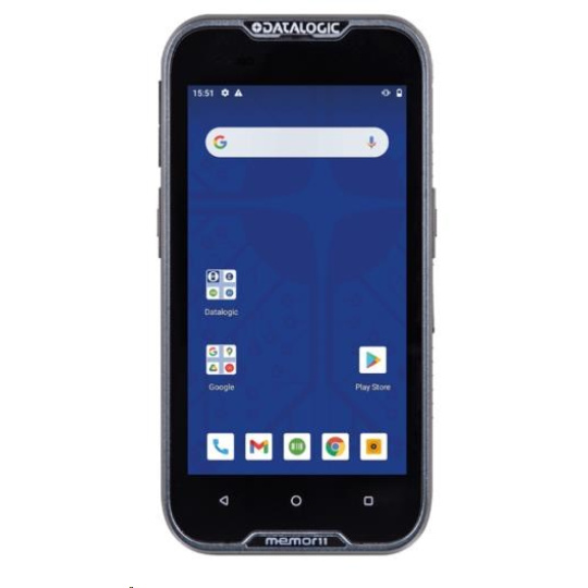 Datalogic Memor 11, 2D, 12.7 cm (5''), GPS, Gun, USB-C, BT, Wi-Fi, Android, kit (USB), GMS, black