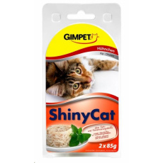 SHINY CAT kure 2x70g konzerva SHINY CAT kure 2x70g konzerva