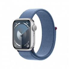 APPLE Watch Series 9 GPS 45mm Silver Aluminium Case with Winter Blue Sport Loop APPLE Watch Series 9 GPS 45mm Silver Aluminium Case with Winter Blue Sport Loop