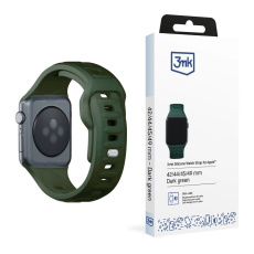 3mk Silicone Watch Strap pro Apple 42/44/45/49 mm Dark Green 3mk Silicone Watch Strap pro Apple 42/44/45/49 mm Dark Green