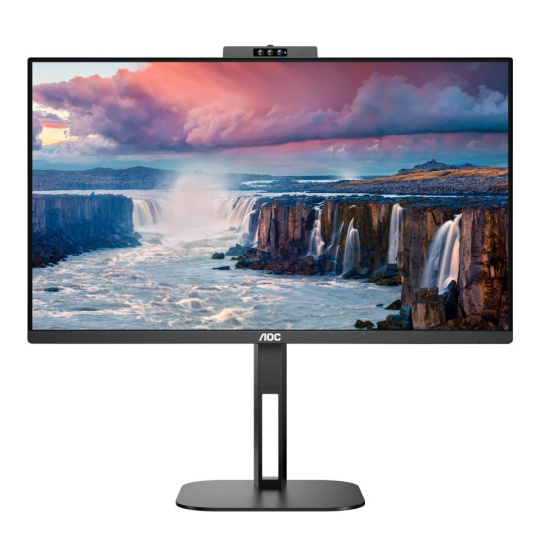 AOC MT IPS LCD  WLED 23,8" 24V5CW/BK -  IPS panel, 1920x1080, HDMI, DP, USB, USB-C, repro, pivot, webcam