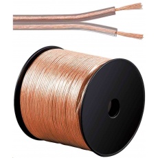 PremiumCord Kabely na propojení reprosoustav 100% CU měď 2x1,5mm 100m PremiumCord Kabely na propojení reprosoustav 100% CU měď 2x1,5mm 100m