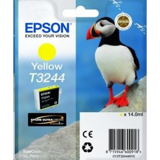 EPSON ink bar T3244 "Puffin" Yellow pro SC-P400
