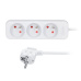 Solight prodlužovací přívod 3m, 3 zásuvky, 16A/3680W, PVC, bílý