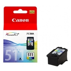 Canon CARTRIDGE CL-511 barevná pro PIXMA iP2700, MP2x0, MP49x, MX3x0, MX410, MX420 (245 str.) Canon CARTRIDGE CL-511 barevná pro PIXMA iP2700, MP2x0, MP49x, MX3x0, MX410, MX420 (245 str.)