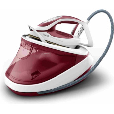 Tefal Pro Express Ultimate II GV9711E0 žehlicí systém s parním generátorem, 3000 W, 7,5 bar, anti-drip, červená