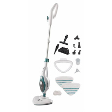 Ariete Vapor 4164 10v1 parní mop, 1500 W, regulace páry, otočná hlavice, odnímatelná rukojeť, bílý Ariete Vapor 4164 10v1 parní mop, 1500 W, regulace páry, otočná hlavice, odnímatelná rukojeť, bílý