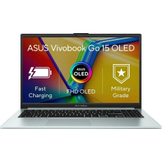 ASUS NTB Vivobook Go (E1504FA-OLED180W), R5-7520U, 15.6" 1920 x 1080, 8GB, 512GB SSD, AMD UMA, W11 Home, Green ASUS NTB Vivobook Go (E1504FA-OLED180W), R5-7520U, 15.6" 1920 x 1080, 8GB, 512GB SSD, AMD UMA, W11 Home, Green